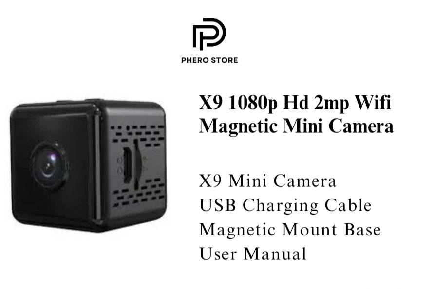 X9 1080p Hd 2mp Wifi Magnetic Mini Camera Ftycampro App