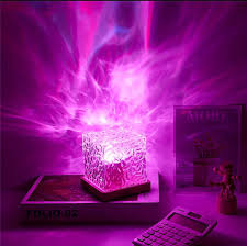 Crystal Lamp Water Ripple Night Lamp
