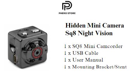 Hidden Mini Camera Sq8 Night Vision