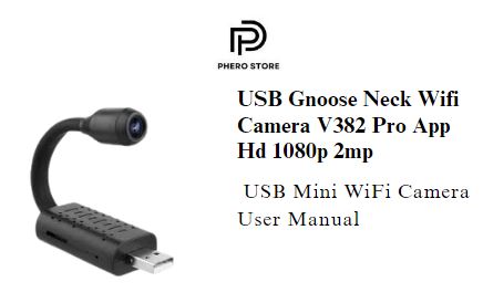 Usb Gnoose Neck Wifi Camera V382 Pro App Hd 1080p 2mp